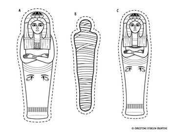 Egyptian Sarcophagus Craft Build Your Own Sarcophagus Tpt