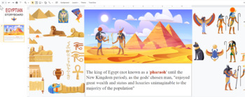 Preview of Egyptian Storyboard - Character Set