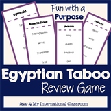 Egyptian Taboo Classroom Game
