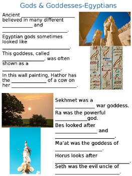 Preview of Egyptians-Gods & Goddesses Usborne Books