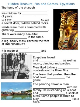 Preview of Egyptians-Hidden Treasure, Fun and Games Usborne Books