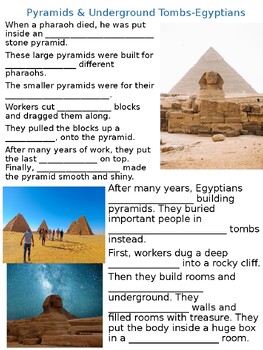 Preview of Egyptians-Pyramids & Underground Tombs Usborne Books