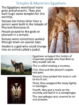 Preview of Egyptians-Temples & Mummies Usborne Books