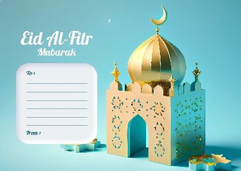 Preview of Eid Al-Fitr Greeting Card- Islamic Celebrations