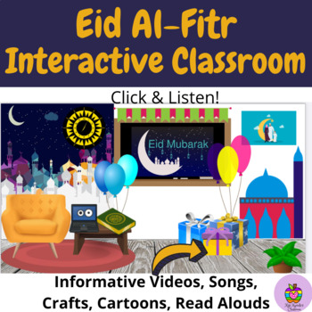 Preview of Eid Al-Fitr Interactive Virtual Classroom (Ramadan and Eid ul-Fitr)