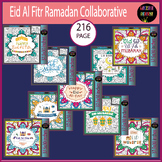 Happy Eid Mubarak Collaborative Bulletin Board Coloring Pa
