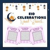 Eid Celebrations Word Search | Ramadan Activities