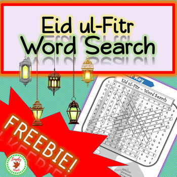 Preview of Eid FREEBIE - Eid ul-Fitr Word Search