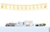 Eid Mubarak Banner Printable Instant Download