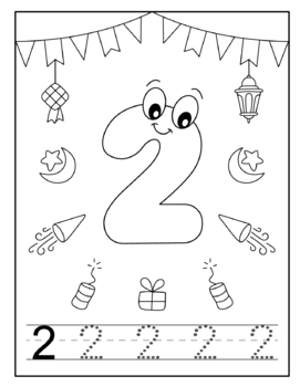 Number 2 Coloring Page