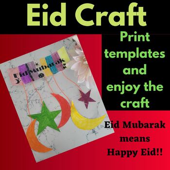 Preview of Eid-al- Fitar Craft - No prep