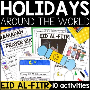 Preview of Ramadan Activities | Ramadan Craft | Eid al-Fitr Unit with Lessons & Worksheets