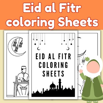 Preview of Eid al Fitr coloring Sheets - islamic coloring pages