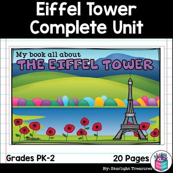Preview of Eiffel Tower Complete Unit for Early Learners - World Landmarks