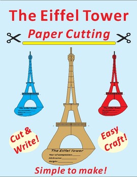Preview of Eiffel Tower Paper Cutting Craft