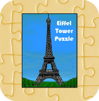 Preview of Eiffel Tower - Puzzle