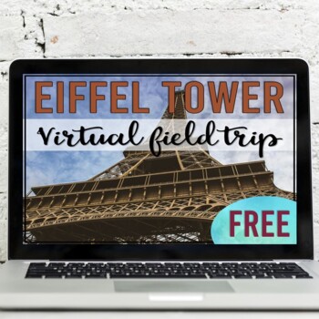 Preview of Free Virtual Field Trip Activity to the Eiffel Tower (Google Earth Exploration)