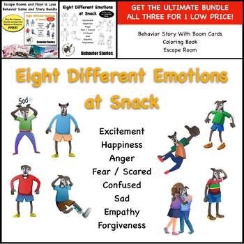 Preview of Eight Different Emotions: Anger, Sad, Happy - Ultimate Bundle - SEL