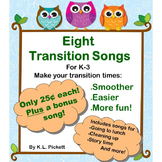 Eight Transition Songs for PreK-2