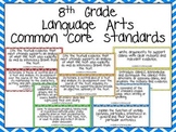 Eighth Grade Common Core Standards- Language Arts Posters