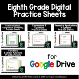 Eighth Grade Digital Practice Sheets in Google Forms - Hom