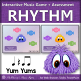 Elementary Music Eighth Notes Interactive Rhythm Game + As