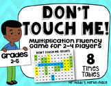 Eights Times Tables: Don't Touch Me! Multiplication Fact F