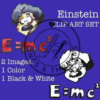 Preview of Einstein Clip Art Set