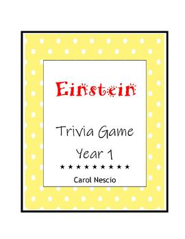 Preview of Pi Day ~ Einstein Trivia Game Year 1
