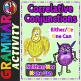 Either Or Neither Nor Correlative Conjunctions Center Activity