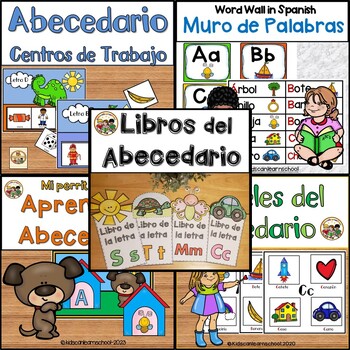 El Abecedario en español-BUNDLE 3 by Kidscanlearnschool | TPT