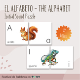 El Alfabeto - The Alphabet ( Initial Sound ) Puzzle