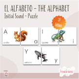 El Alfabeto - The Alphabet ( Initial Sound ) Puzzle