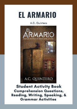 Preview of Spanish 3+ Novel Mystery, Thriller, "El Armario" Student Activities