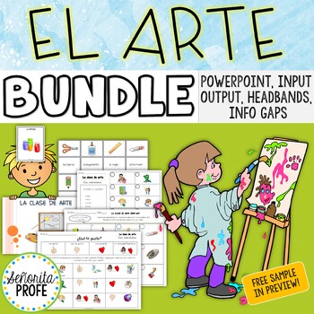 Preview of El Arte / Spanish Art Class Bundle