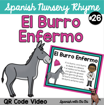 Preview of El Burro Enfermo Canción Infantil | Spanish Nursery Rhyme Song