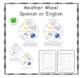 El Clima - Weather Wheel - Spanish or English