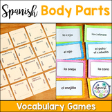 El Cuerpo (Body Parts) Vocabulary Games