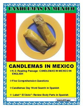 Preview of El Día de la Candelaria- Candlemas in Mexico-English-SUB PLAN-Feb 2nd 