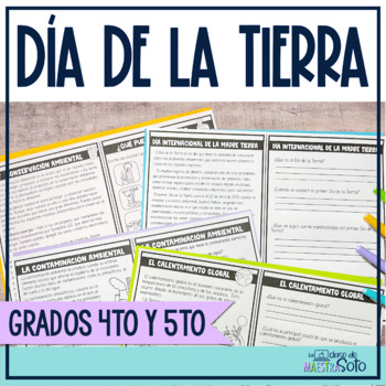 Preview of El Día de la Tierra - Lecturas y actividades - Earth Day Activities in Spanish