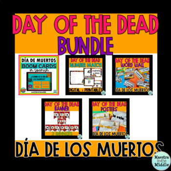 Preview of El Día de los Muertos Bundle | Spanish Day of  the Dead