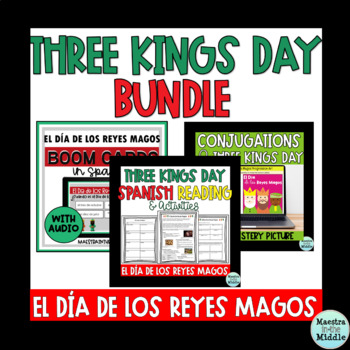 Preview of El Día de los Reyes Magos Spanish Three Kings Day Bundle