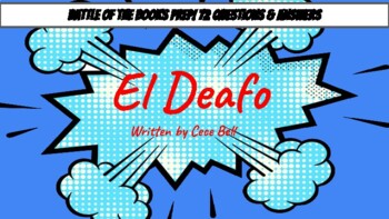 Preview of El Deafo (Cece Bell) Battle of the Books Prep