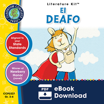 Preview of El Deafo - Literature Kit Gr. 3-4