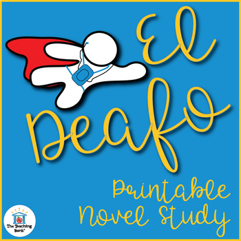 Preview of El Deafo Novel Study Book Unit Printable Version