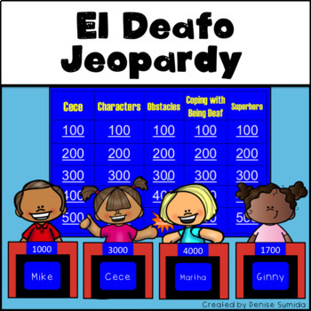 Preview of El Deafo by Cece Bell Jeopardy