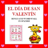 El Día de San Valentín: Spanish Valentine's Day Bingo Game