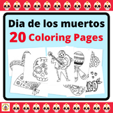 El Día de los Muertos - Day of the Dead Coloring Pages