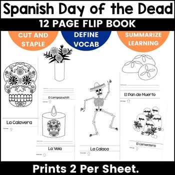 Dia De Los Muertos Day Of The Dead Interactive Vocabulary