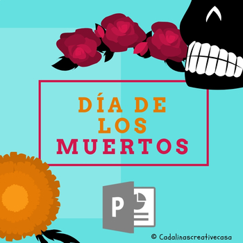 Preview of El Día de los Muertos -  Day of the Dead - Interactive Powerpoint in Spanish